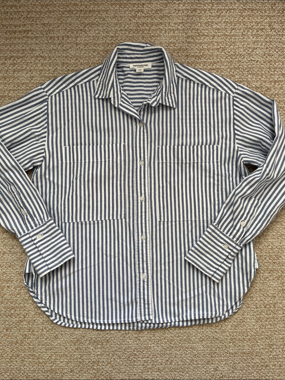 beachlunchlounge Oversized Cotton Shirt